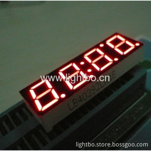 Super Bright Red Common Cathode 0.39 Inch 4 Digit Numeric Led Clock Displays